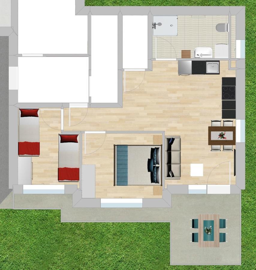 Appartment Dutzler 圣马丁安提奈各布里奇 外观 照片